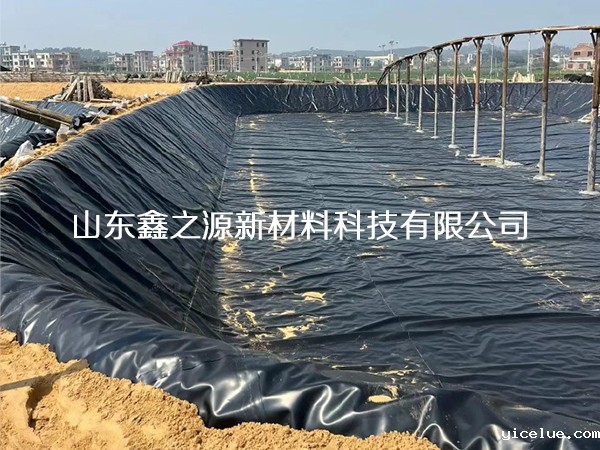 畜牧污水处理池铺设养殖防渗膜的基本步骤